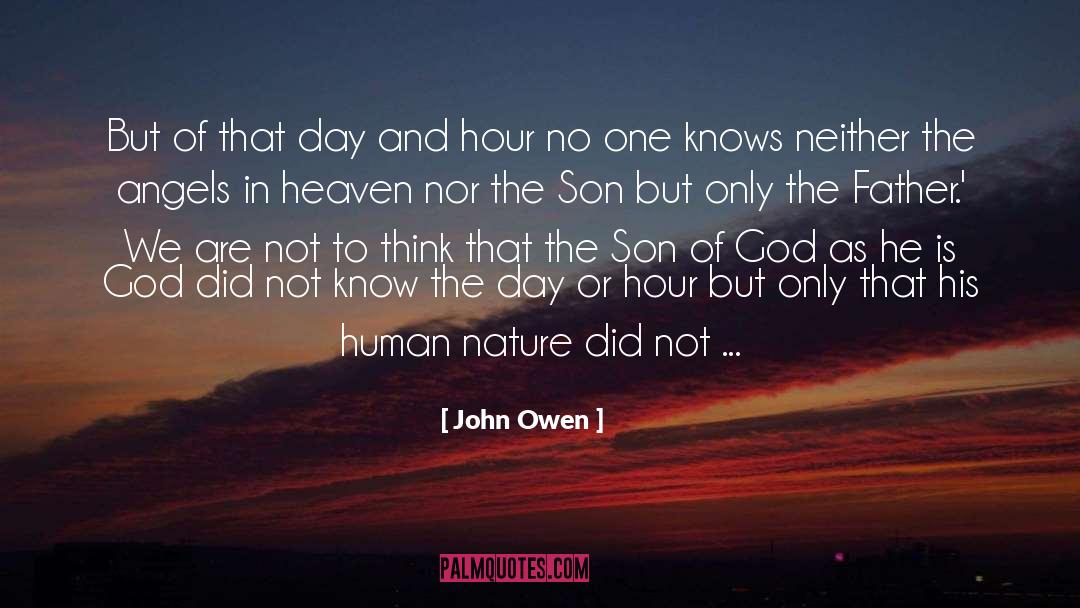 Son Of God quotes by John Owen