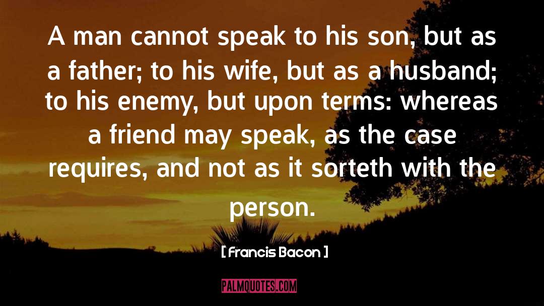 Son quotes by Francis Bacon