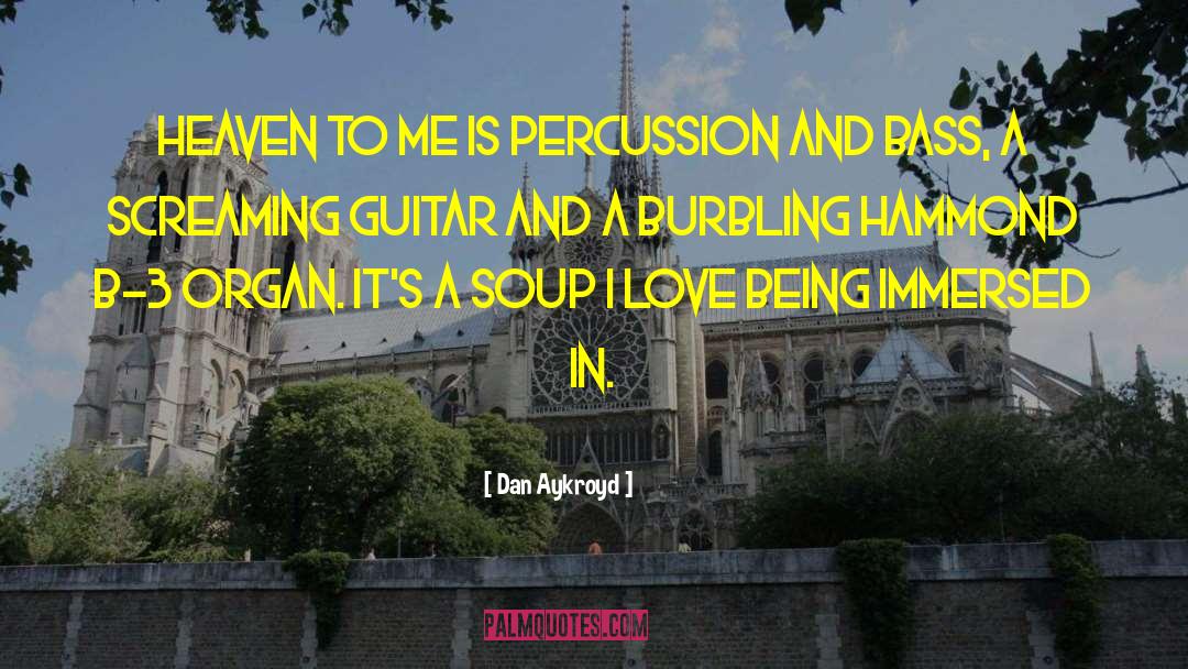 Sonagli Percussion quotes by Dan Aykroyd