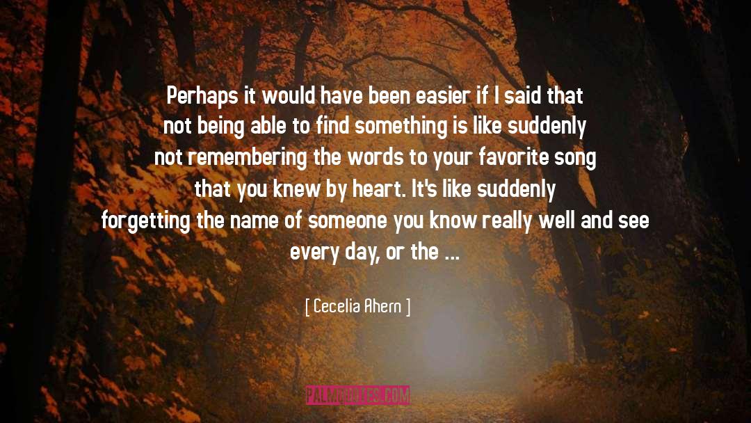 Song Chaser quotes by Cecelia Ahern