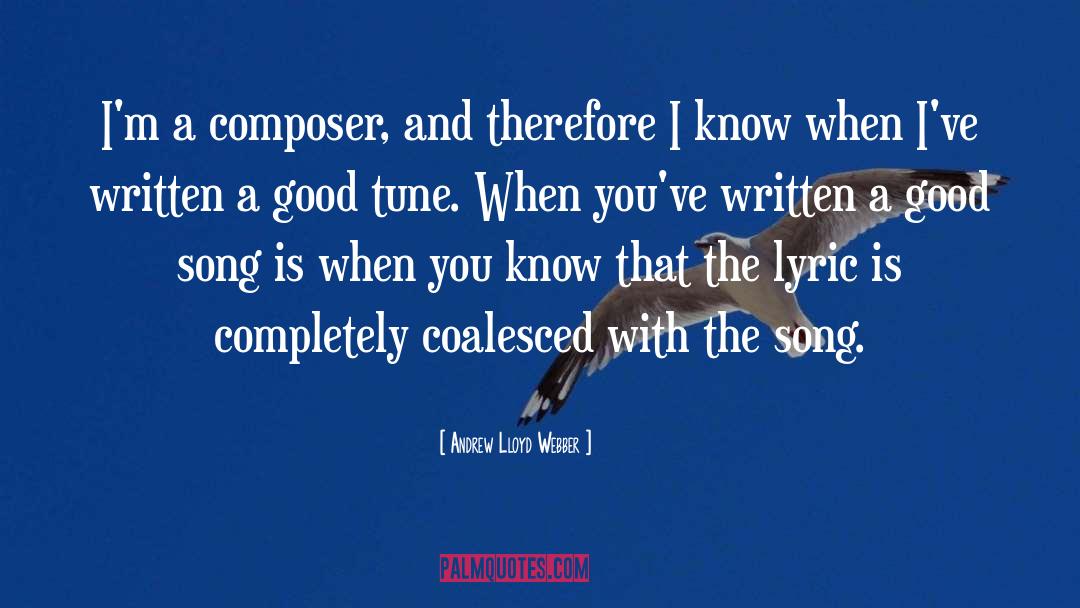 Song Lyric Instagram quotes by Andrew Lloyd Webber