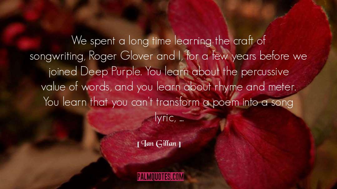 Song Lyric quotes by Ian Gillan