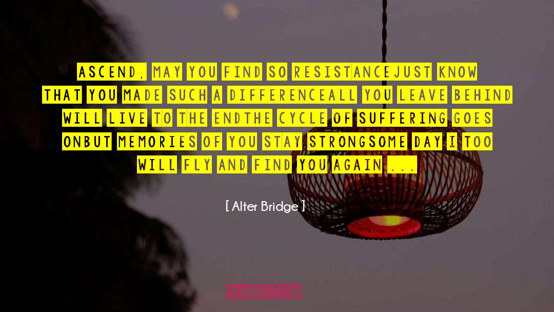 Song Lyrics quotes by Alter Bridge