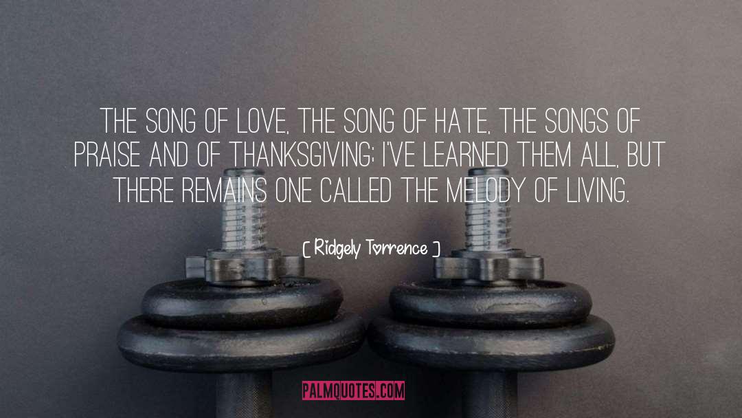 Song Of Love quotes by Ridgely Torrence