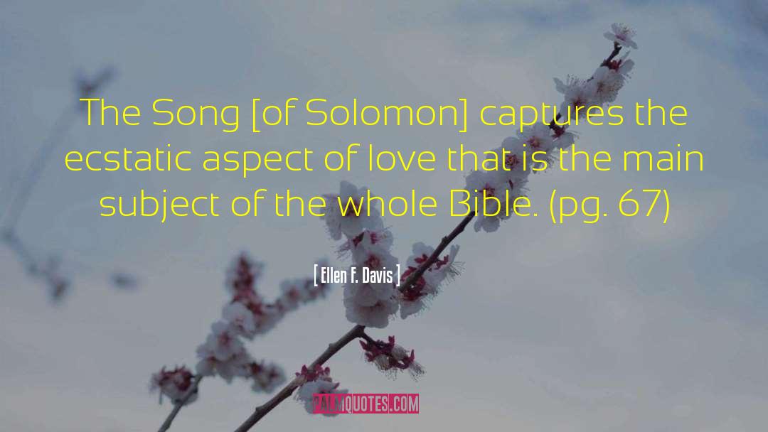 Song Of Solomon quotes by Ellen F. Davis