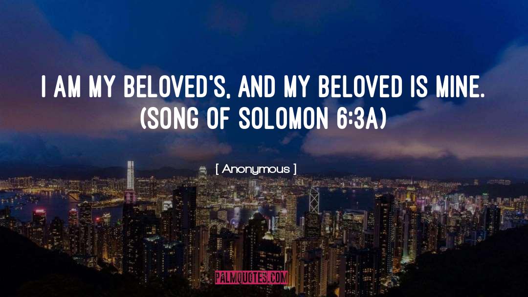 Song Of Solomon quotes by Anonymous