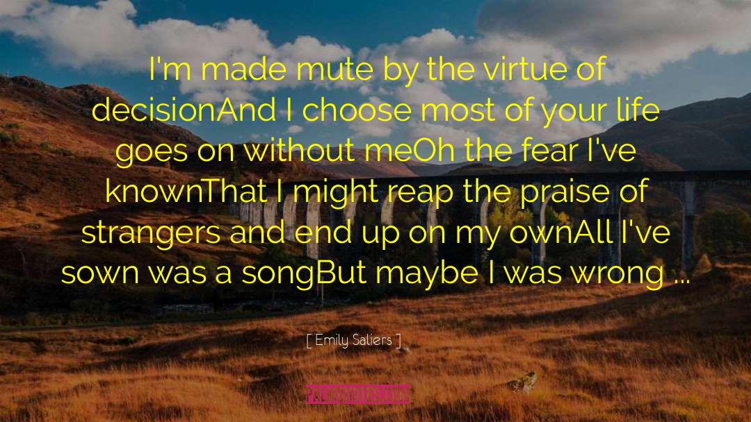 Song Of The Lark quotes by Emily Saliers