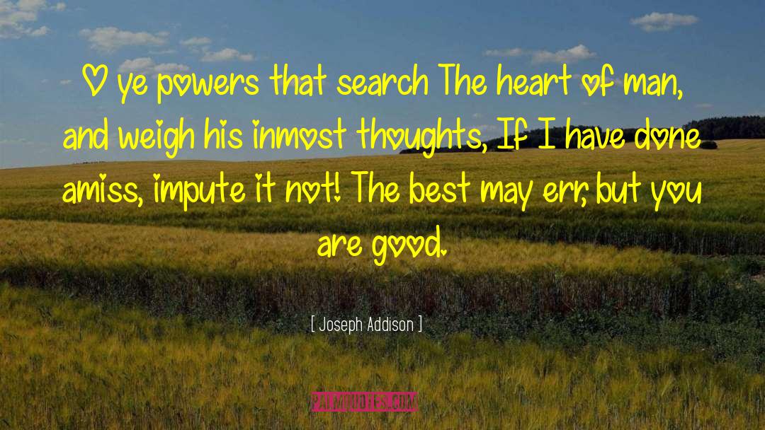 Song Of The Powers quotes by Joseph Addison