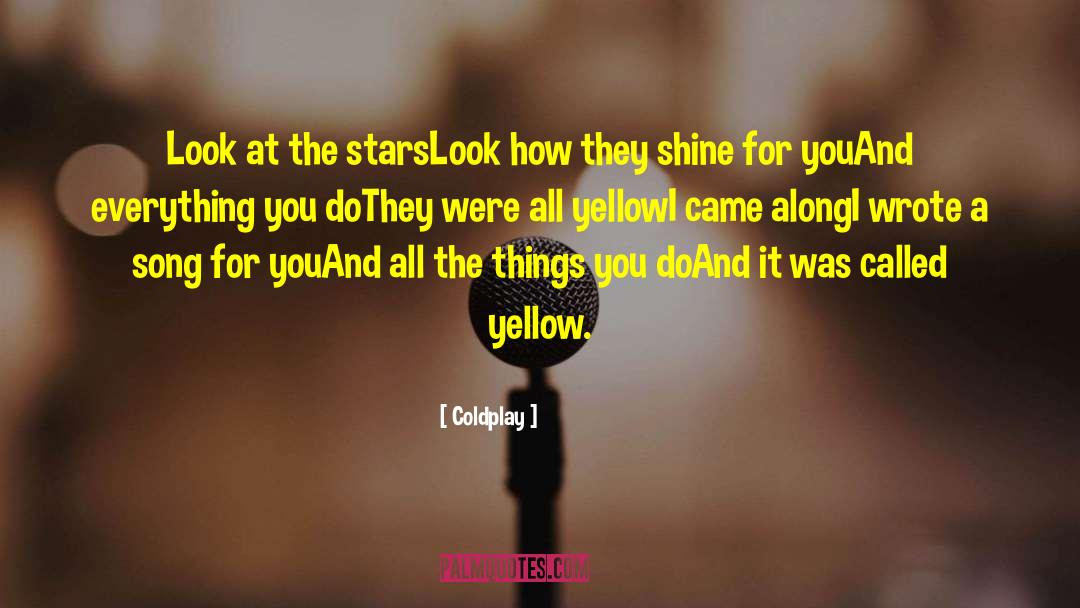 Song Title quotes by Coldplay