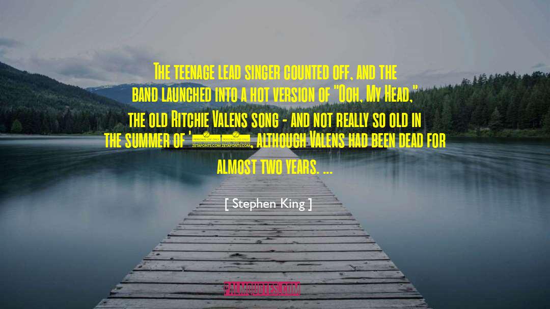 Song Titles quotes by Stephen King