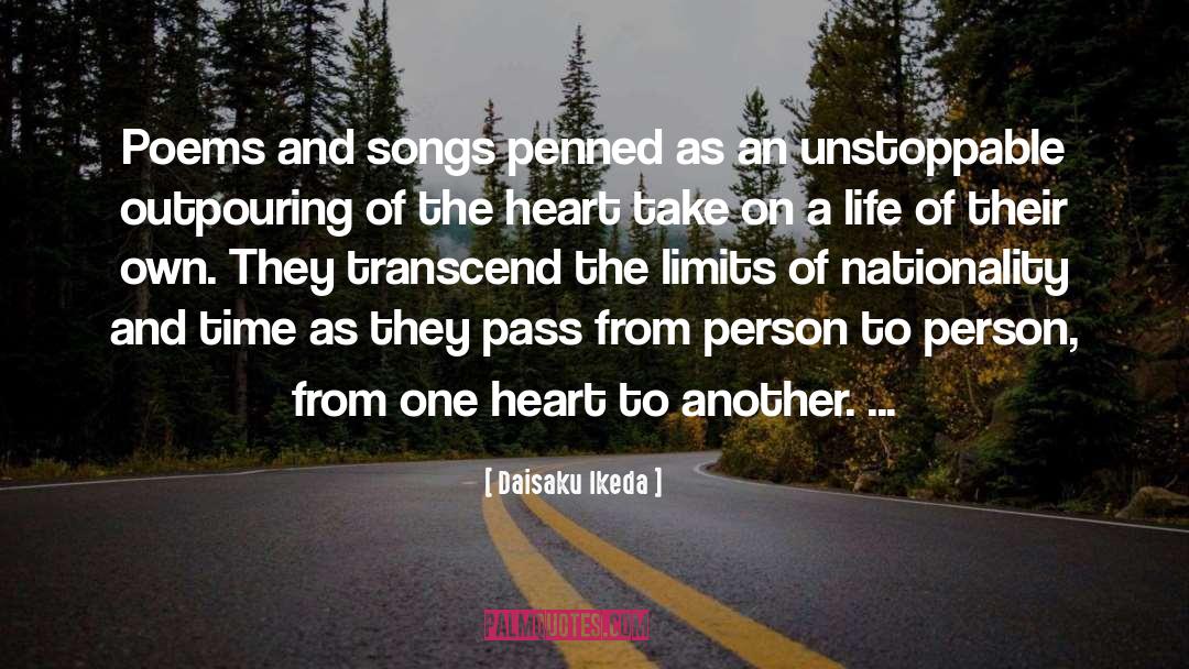 Songs From The Heart quotes by Daisaku Ikeda
