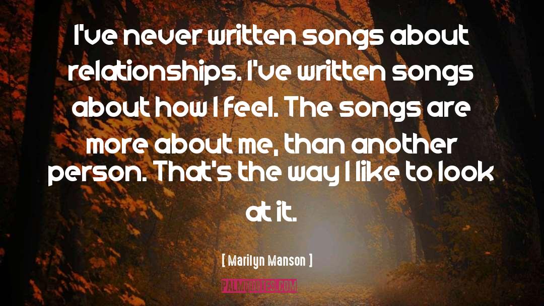 Songs quotes by Marilyn Manson