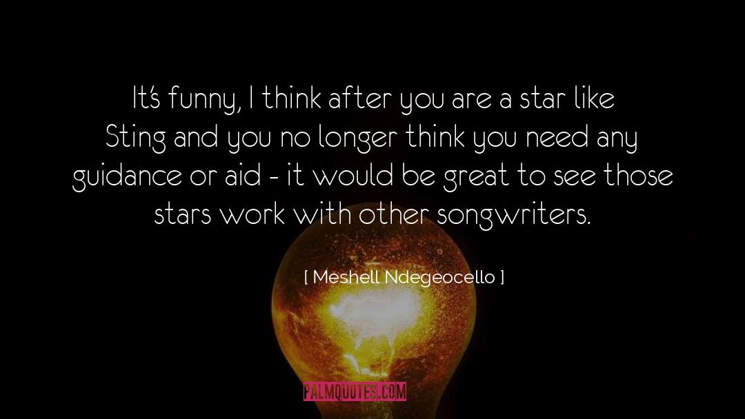 Songwriters quotes by Meshell Ndegeocello