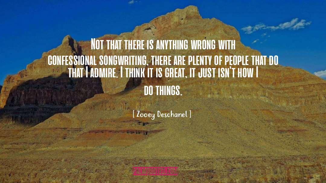 Songwriting quotes by Zooey Deschanel