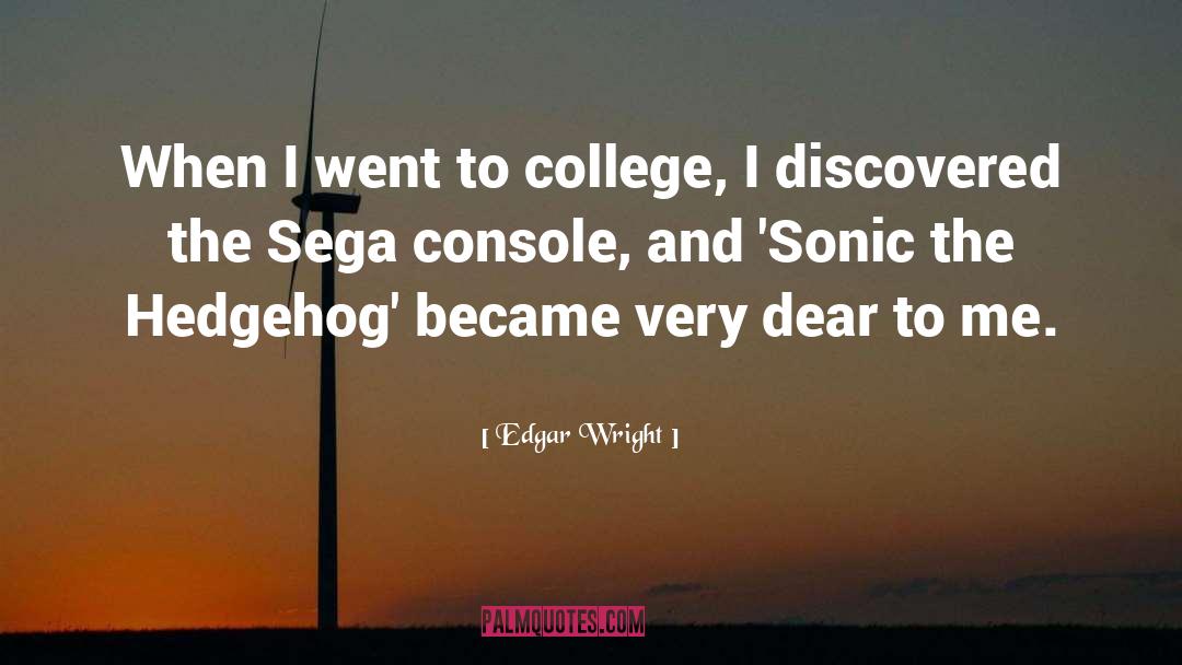 Sonic The Hedgehog quotes by Edgar Wright