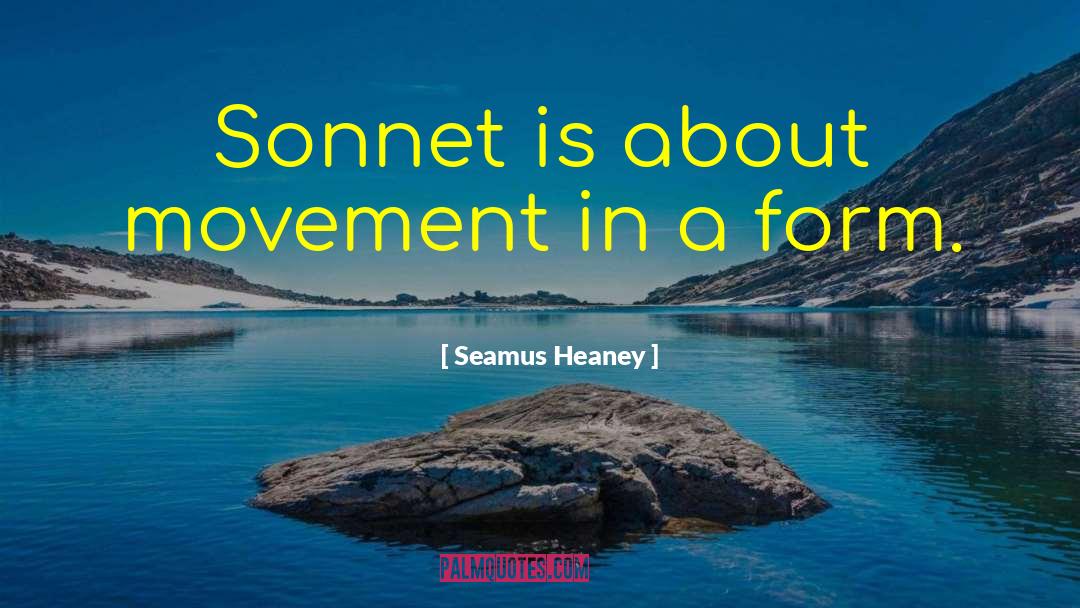 Sonnet 5 quotes by Seamus Heaney