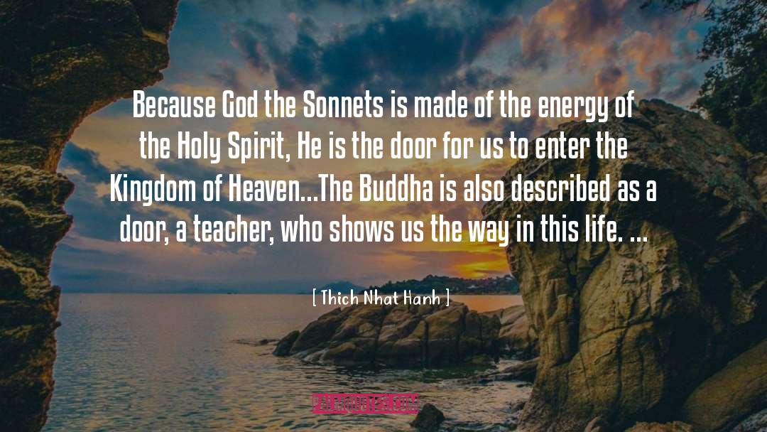 Sonnets quotes by Thich Nhat Hanh