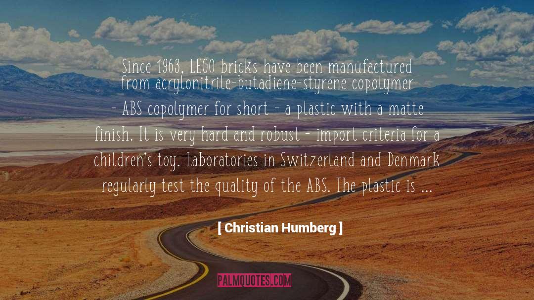 Sonoco Plastics quotes by Christian Humberg