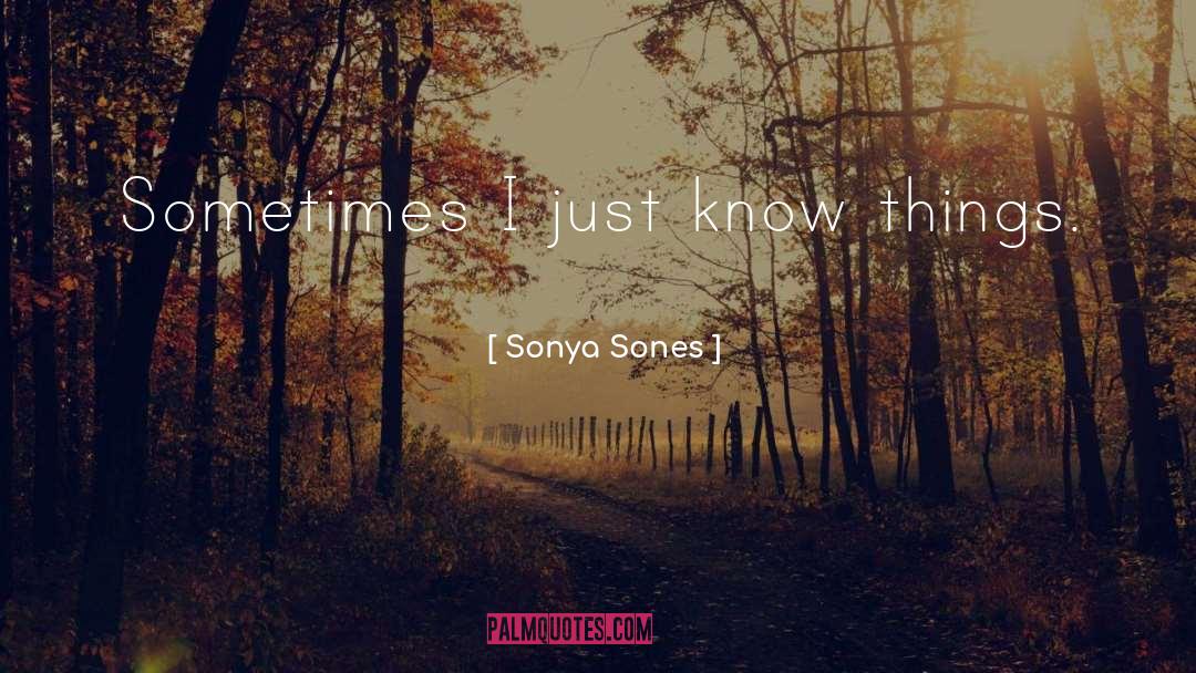 Sonya Carp quotes by Sonya Sones