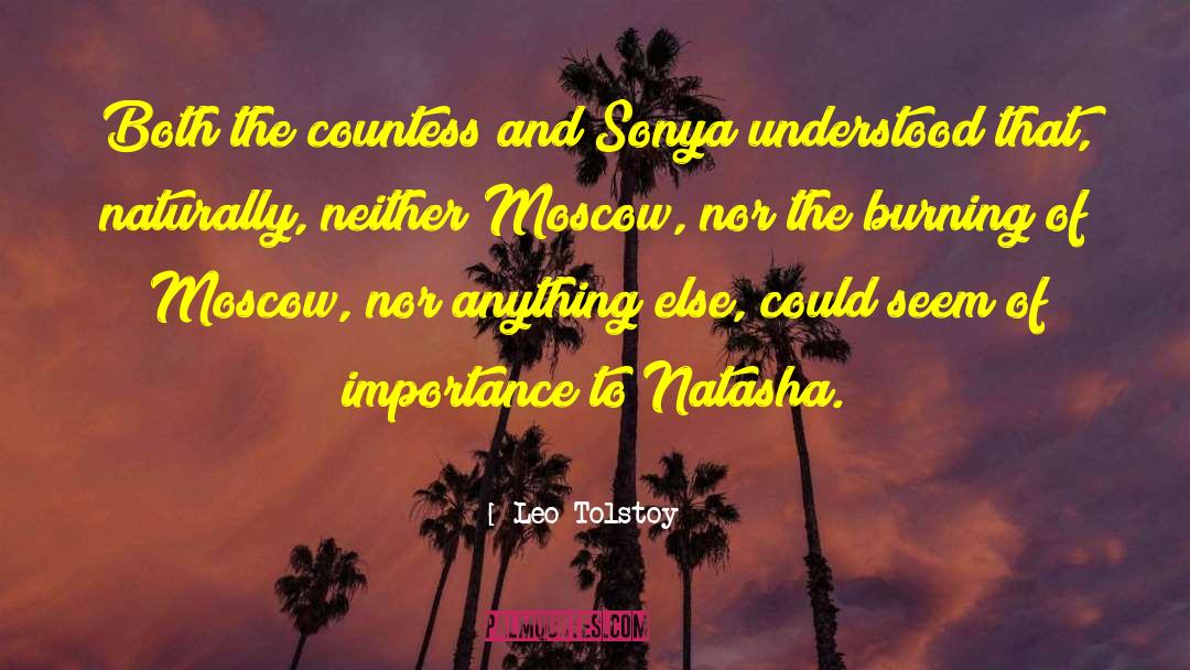 Sonya quotes by Leo Tolstoy