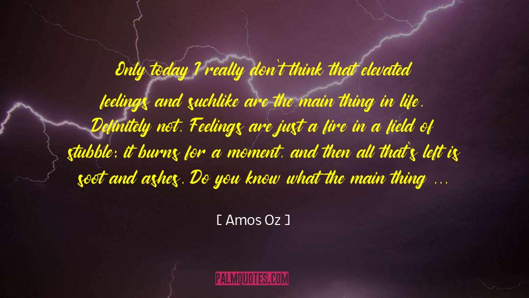 Soot quotes by Amos Oz