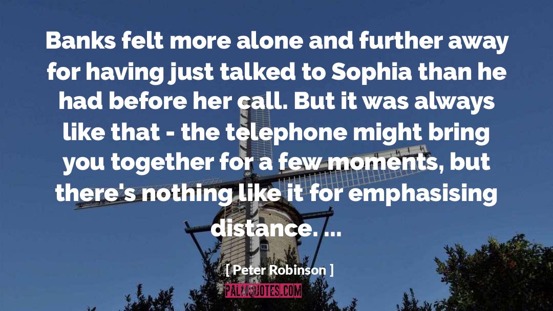 Sophia quotes by Peter Robinson