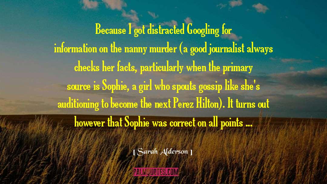 Sophie A quotes by Sarah Alderson