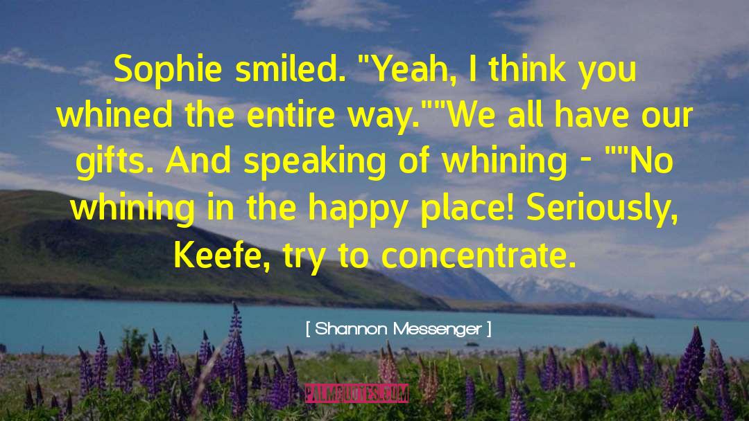 Sophie Foster quotes by Shannon Messenger