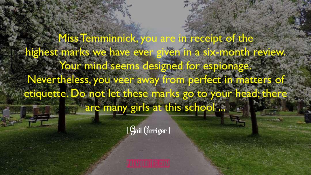 Sophronia Temminnick quotes by Gail Carriger