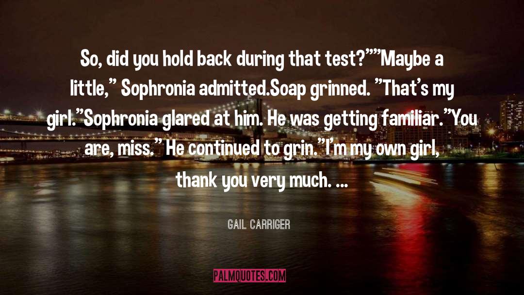 Sophronia Temminnick quotes by Gail Carriger
