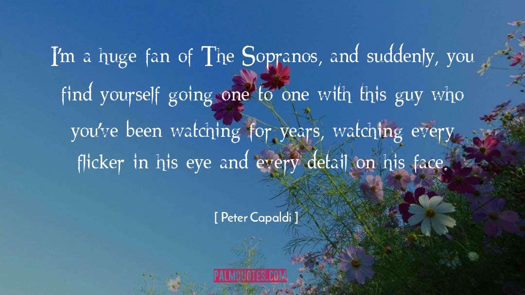 Sopranos Commendatori quotes by Peter Capaldi