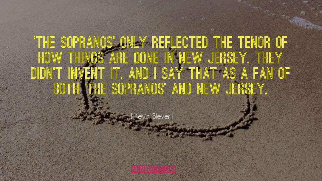 Sopranos Commendatori quotes by Kevin Bleyer