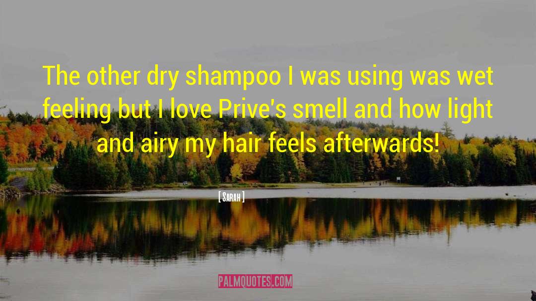 Sorciere Shampoo quotes by Sarah