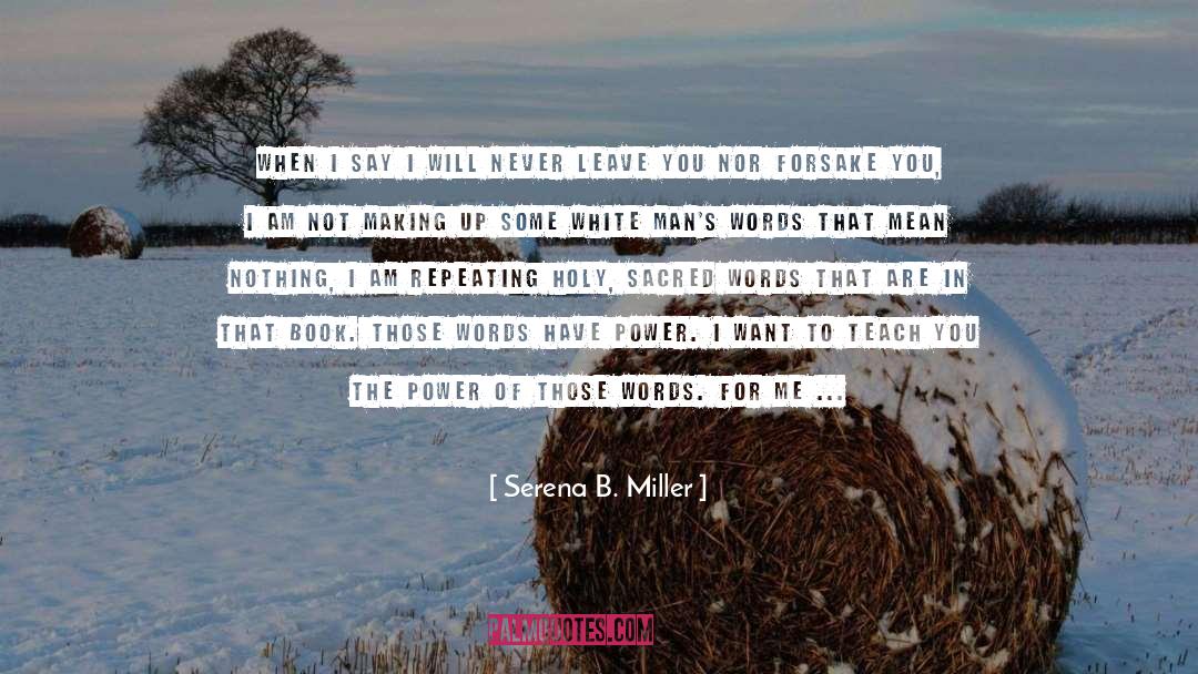 Sordid Promise quotes by Serena B. Miller