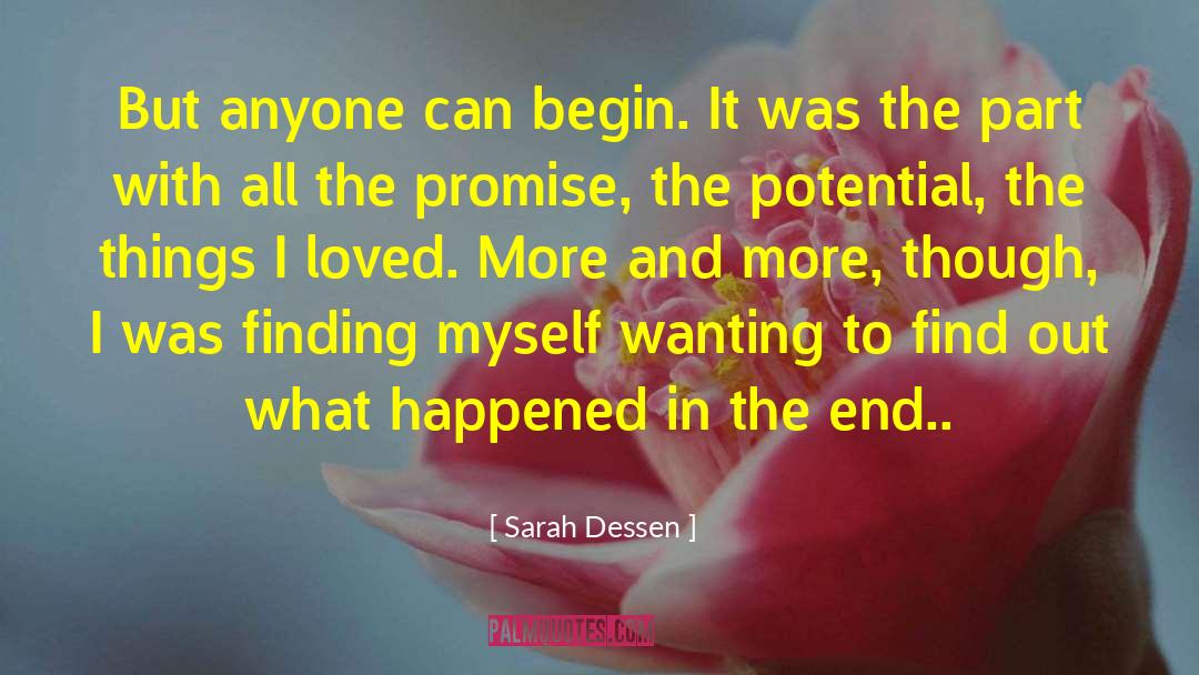 Sordid Promise quotes by Sarah Dessen
