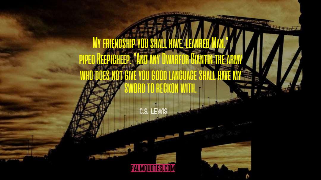 Sorins Sword quotes by C.S. Lewis