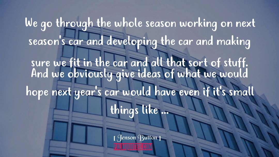 Soroko Car quotes by Jenson Button