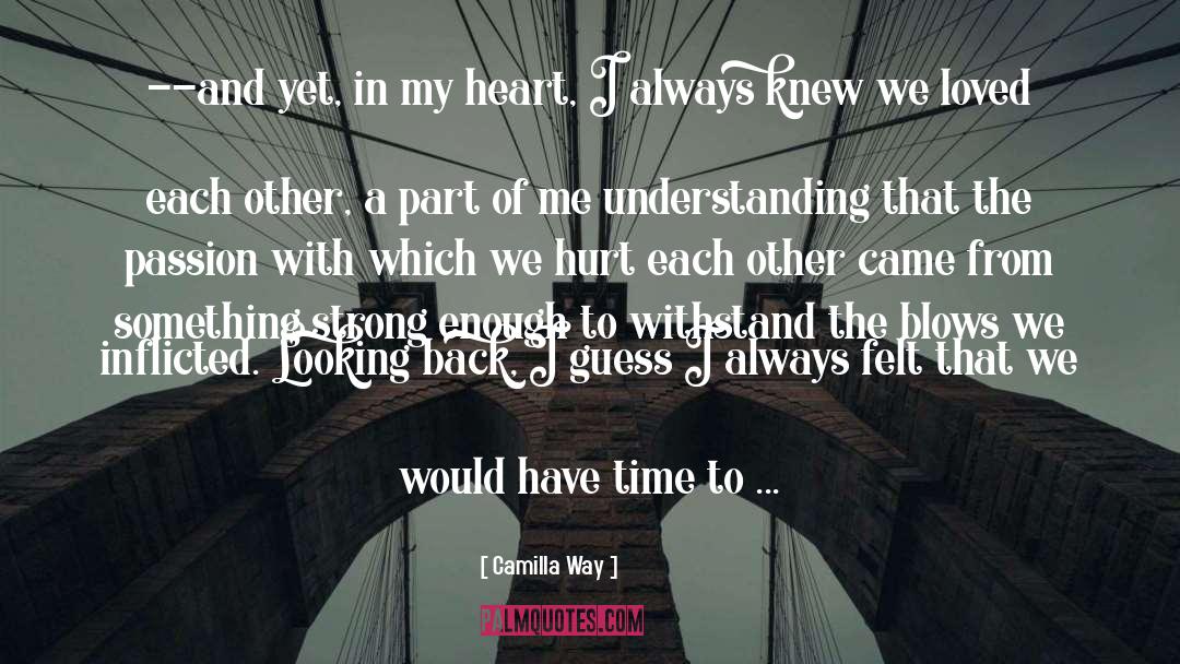 Sorrow Love quotes by Camilla Way
