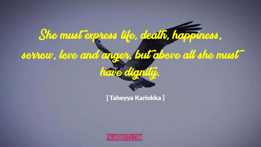 Sorrow Love quotes by Taheyya Kariokka