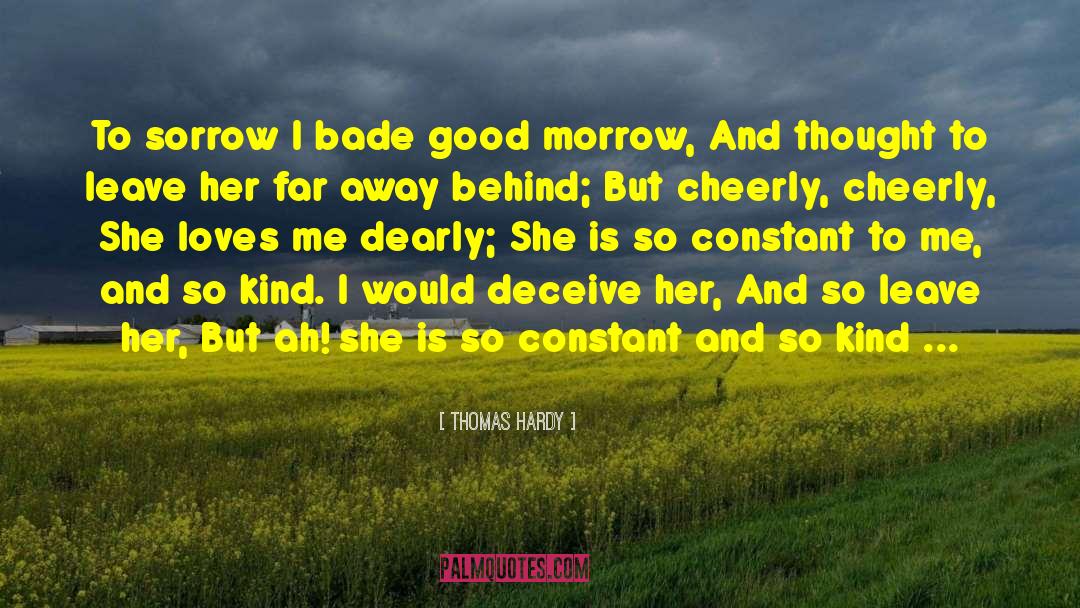 Sorrow Love quotes by Thomas Hardy