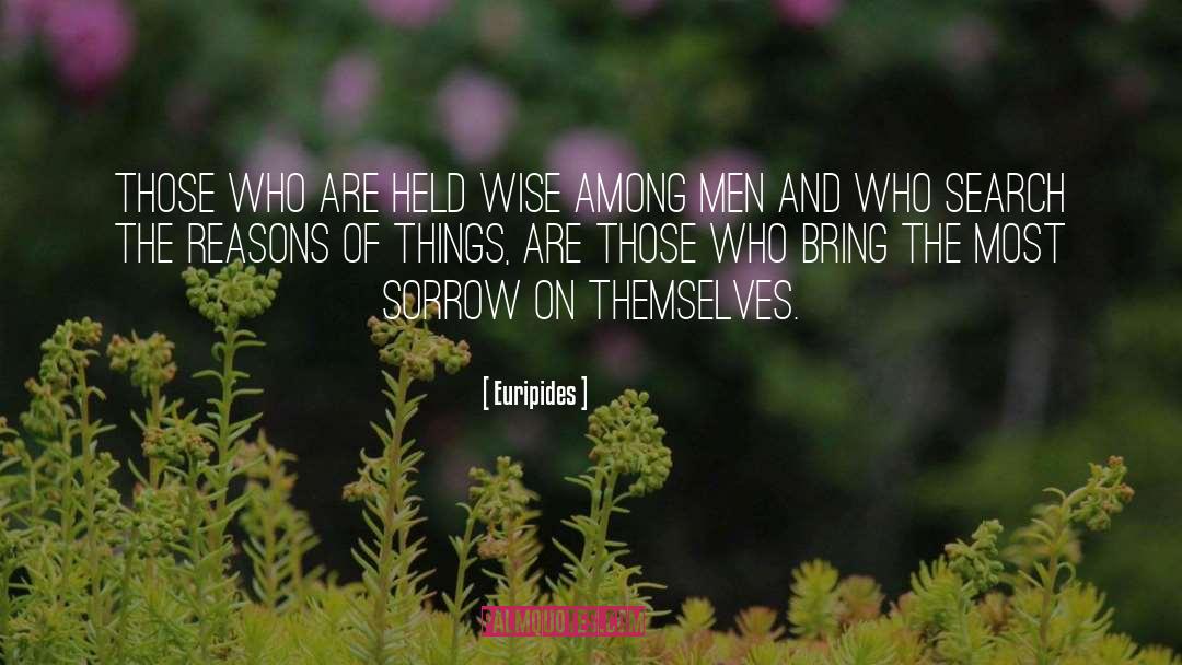 Sorrow quotes by Euripides