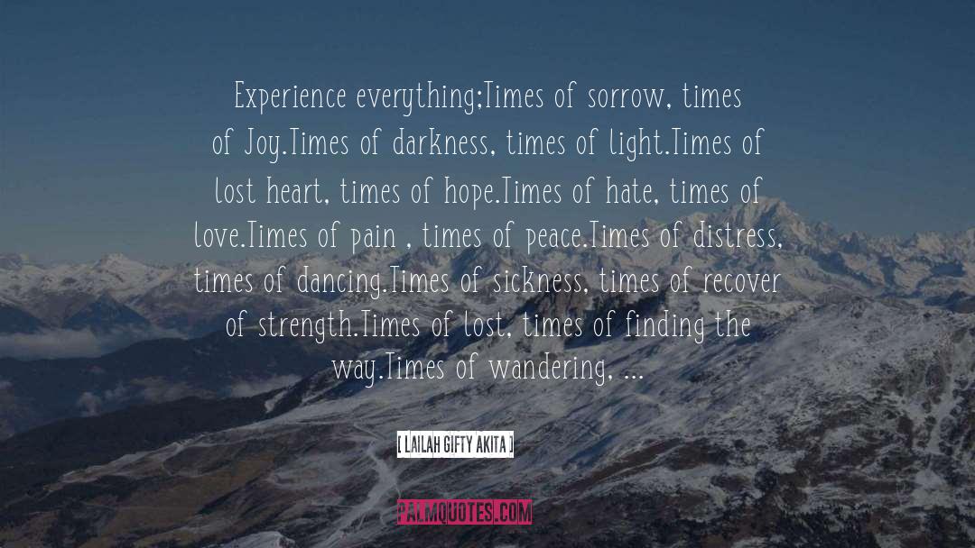 Sorrow quotes by Lailah Gifty Akita