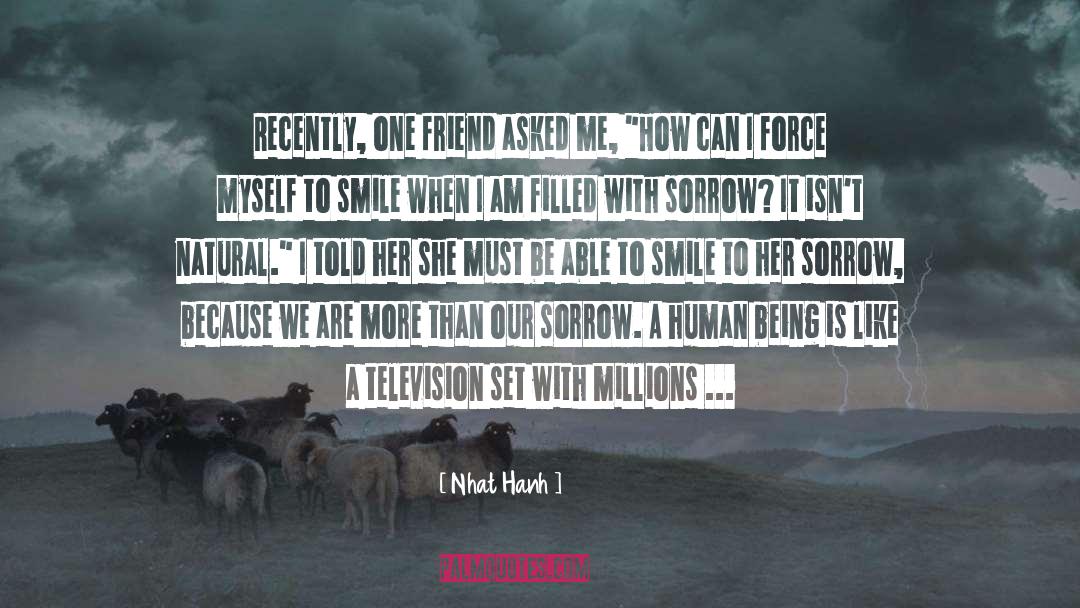 Sorrow quotes by Nhat Hanh