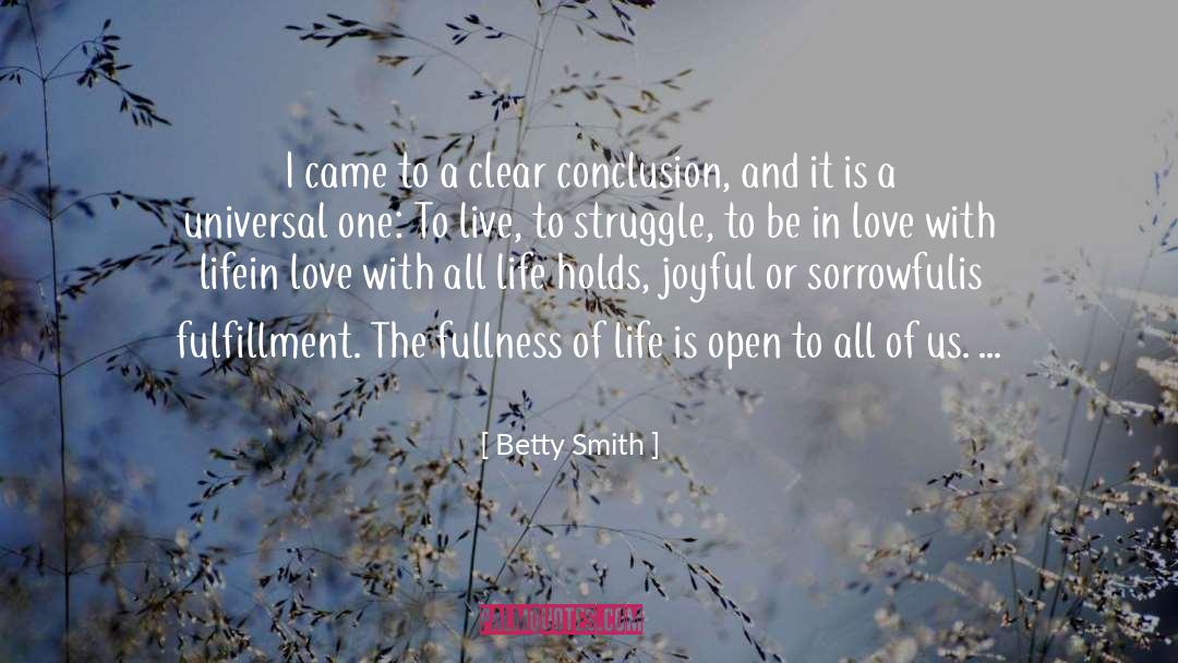 Sorrowful quotes by Betty Smith
