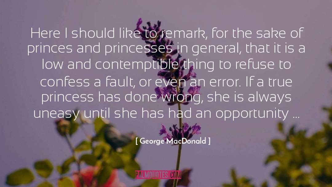 Sorry For quotes by George MacDonald