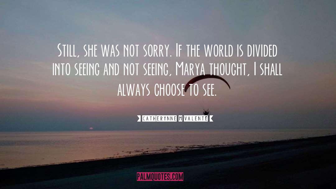 Sorry I Always Hurt You quotes by Catherynne M Valente