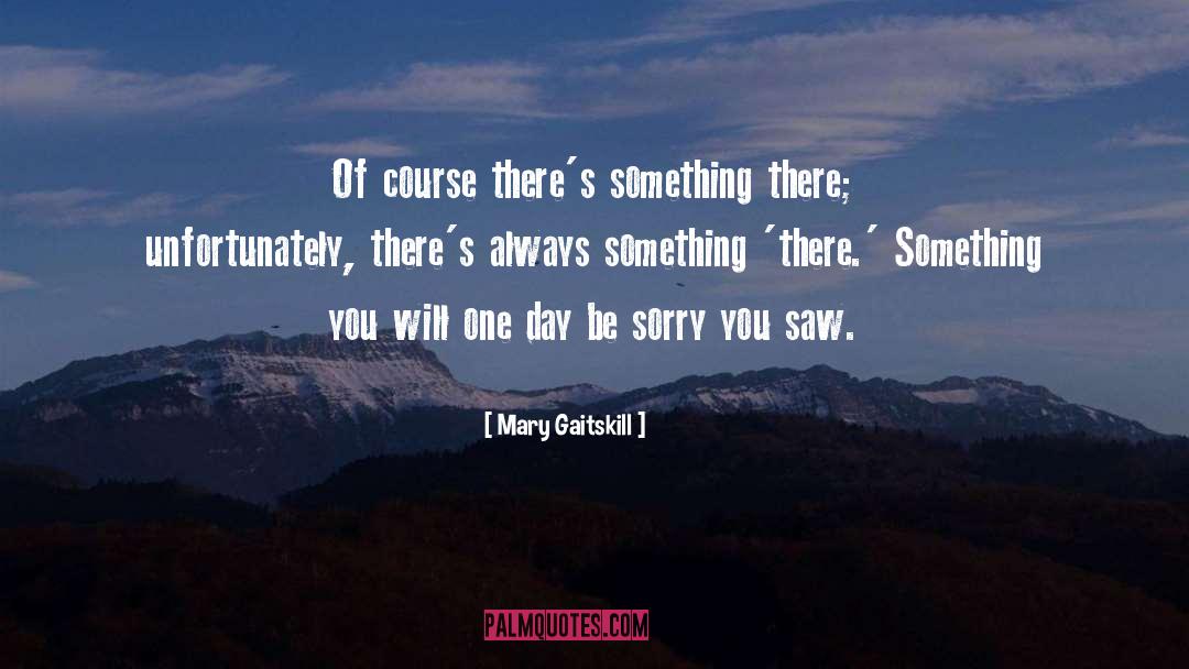 Sorry quotes by Mary Gaitskill