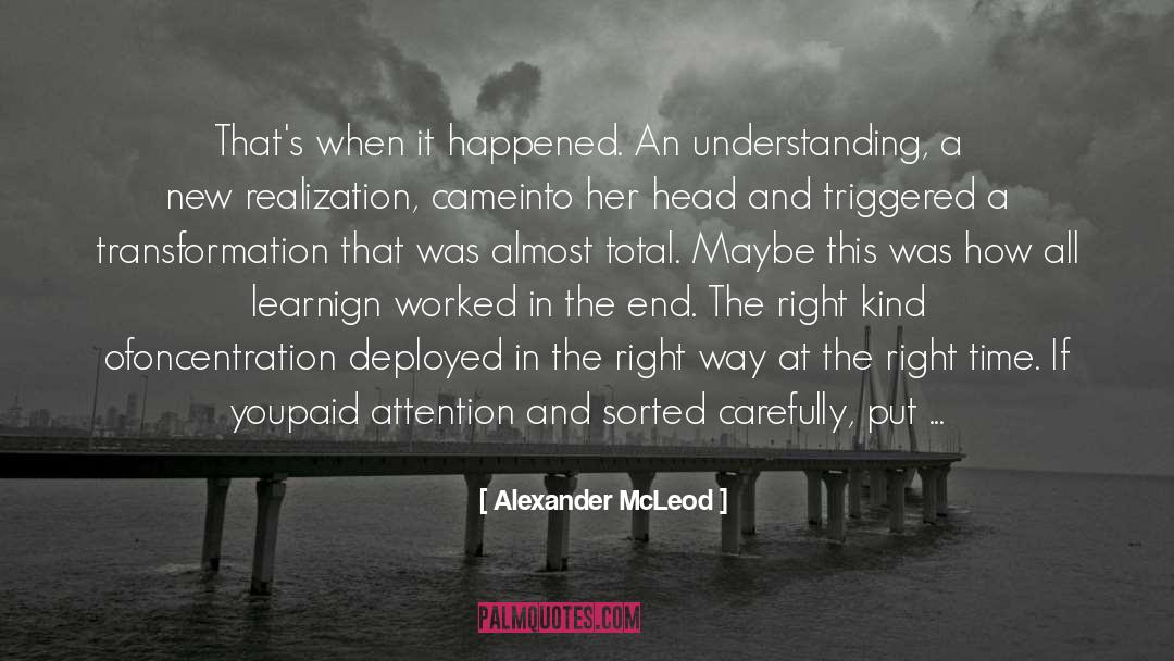 Sorted quotes by Alexander McLeod