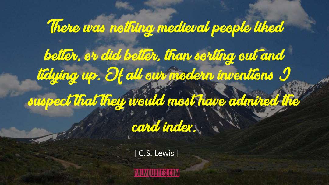 Sorting Out quotes by C.S. Lewis