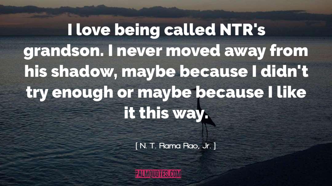 Sou Love quotes by N. T. Rama Rao, Jr.
